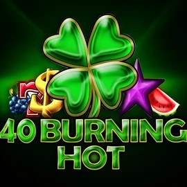 40 Burning Hot logo by Amusnet Interactive at Captain Jack Casino40 Burning Hot