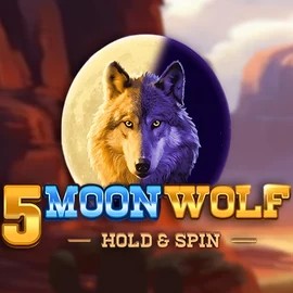 Logo of 5 Moon Wolf from Apparat Gaming at Captain Jack Casino