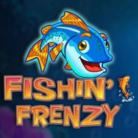 Fishin Frenzy slot logo by Blueprint Gaming at Captain Jack CasinoFishin Frenzy