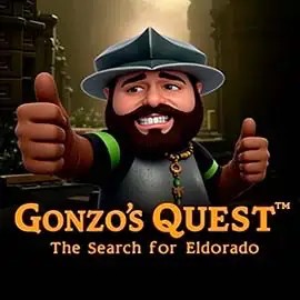 Gonzo's Quest logo by NetEnt at Captain Jack CasinoGonzo's Quest