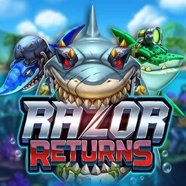 Logo of Razor Returns from Push Gaming at Captain Jack Casino