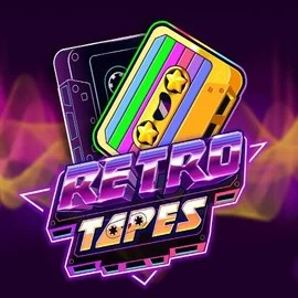 Retro Tapes logo – Slots by Push Gaming at Captain Jack Casino