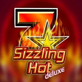 Sizzling Hot Deluxe slot visual from Novomatic available on captainjack-casino.ca