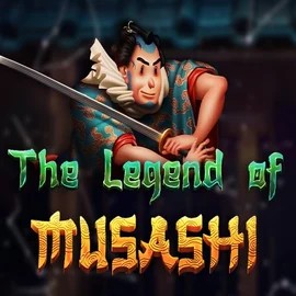 The Legend of Musashi slot logo by Peter & Sons at Captain Jack CasinoThe Legend of Musashi